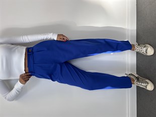   Kadın Pantolon Saks Mavi